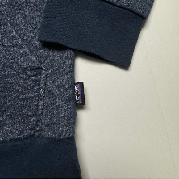 Patagonia Fitz Roy Scope French Terry Full-zip Hoody In Blue Size: S (Flaws) - Picture 5 of 14